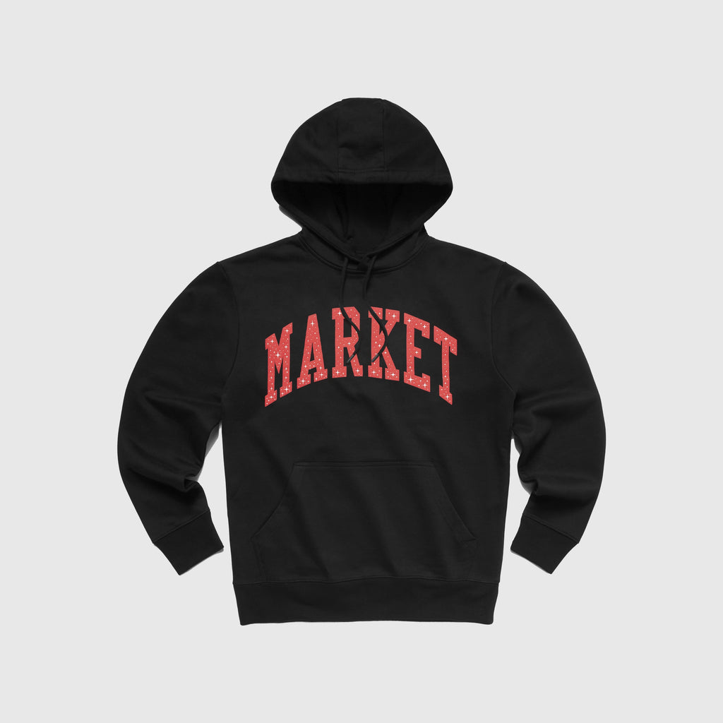 Market Puff Arc Hood - Black Front 