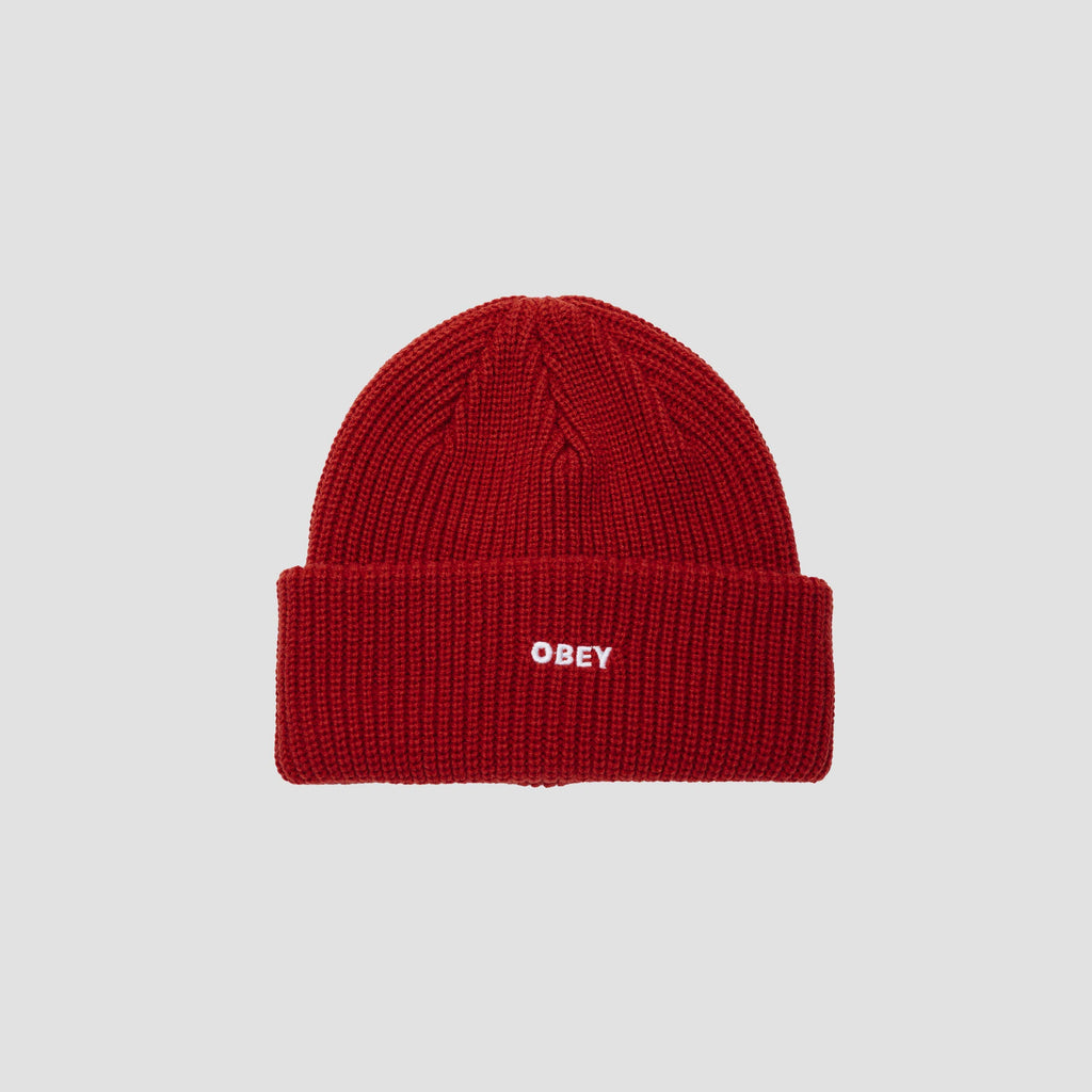 Obey Future Beanie - Hot Sauce Front 
