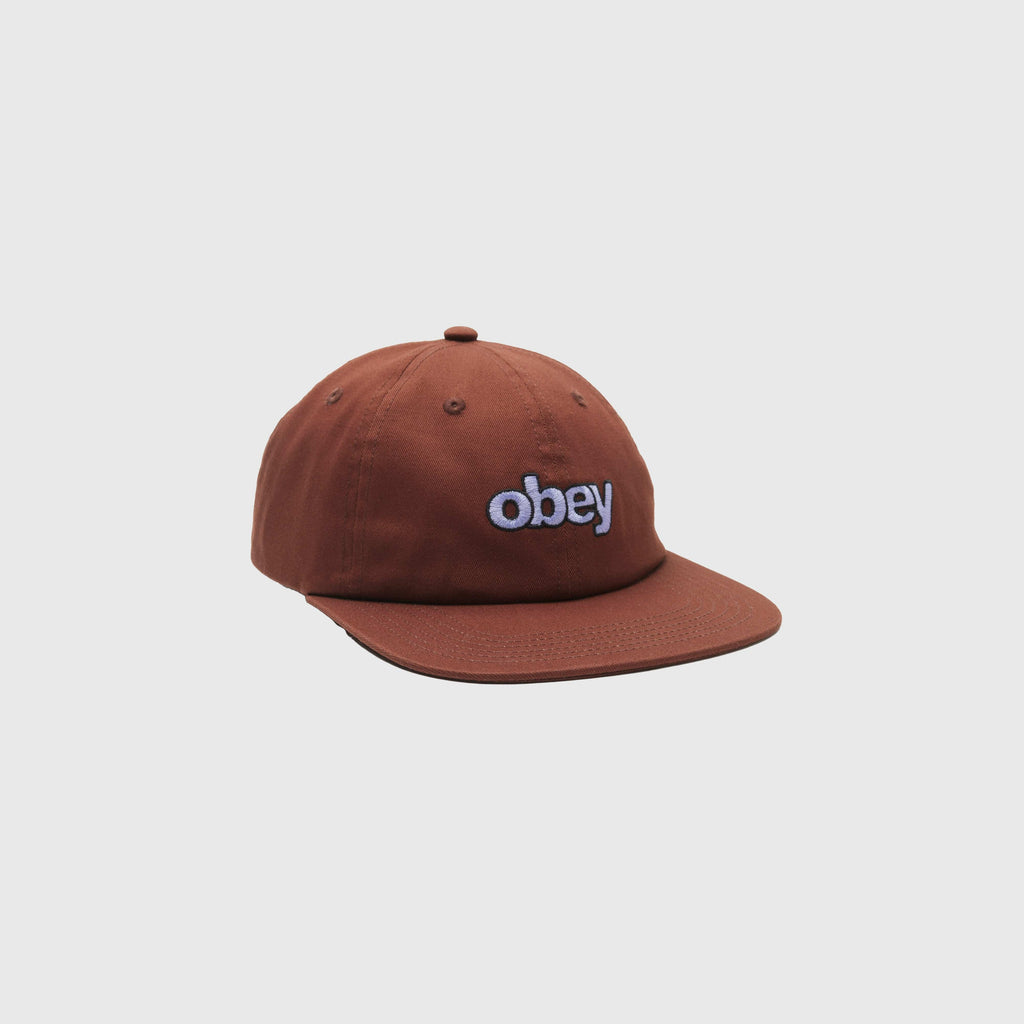 Obey Buzz Low Profile 6 Panel Snapback - Sepia - Front