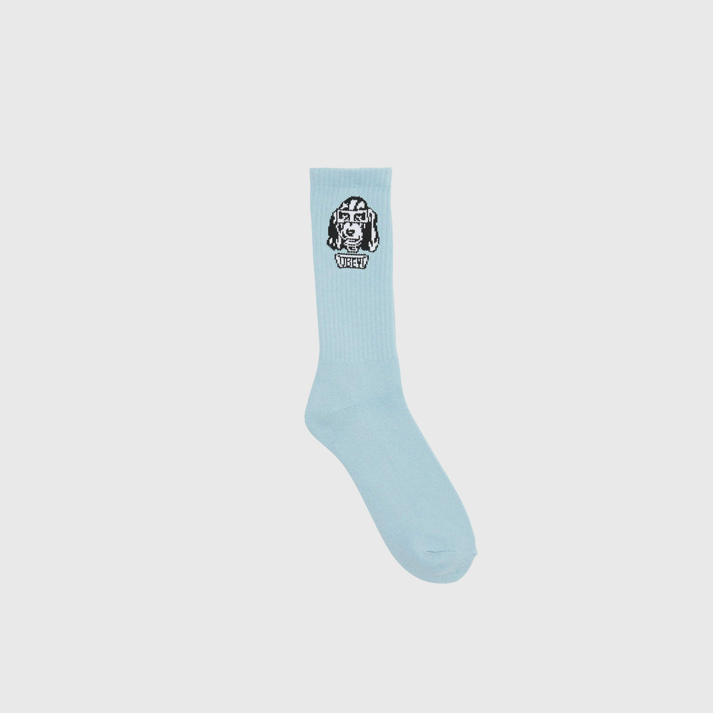 Obey Dog Socks - Sky Blue