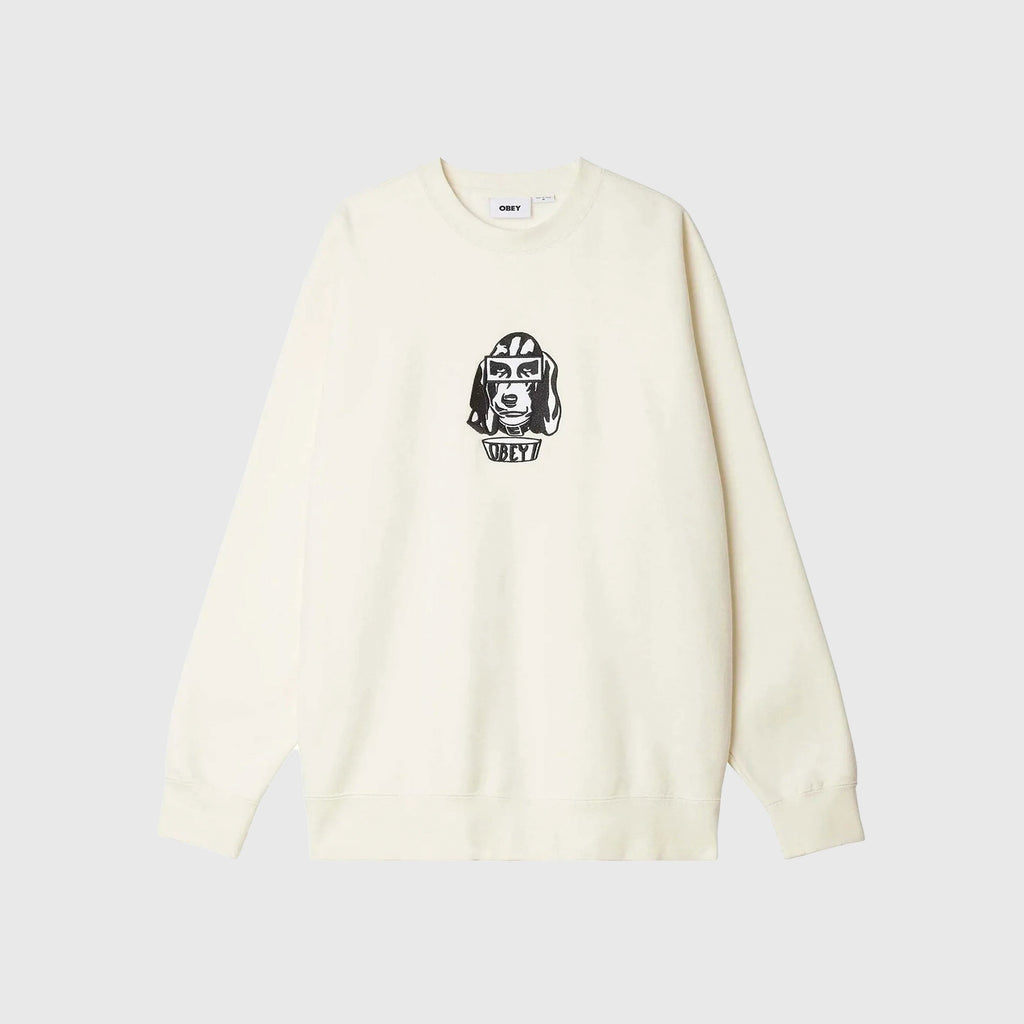 Obey Hound Crew - Unbleached - Front