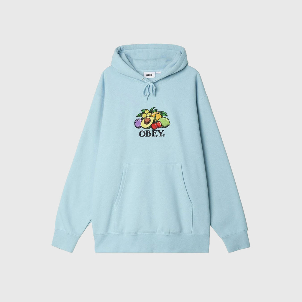 Obey Basket Hood - Sky Blue - Front