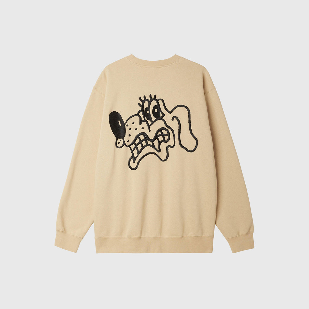 Obey Rabid Crew - Oat Milk - Back