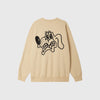 Obey Rabid Crew - Oat Milk - Back