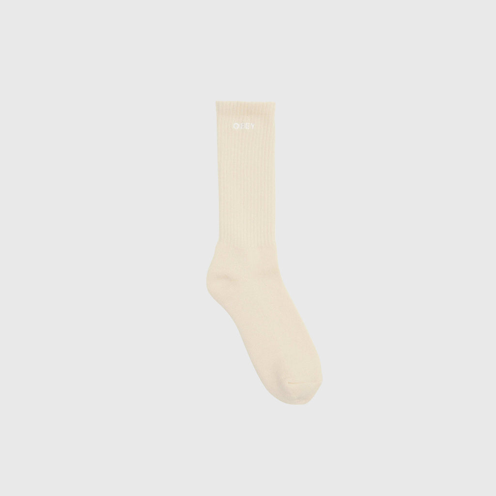 Obey Bold Socks - Unbleached