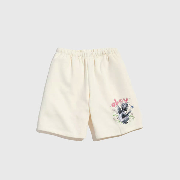 Obey Angel Garden Sweatshort - Unbleached