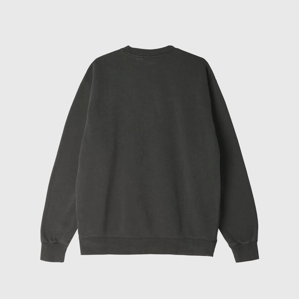 Obey Angel Vision Sweatshirt - Pigment Faded Black - Back