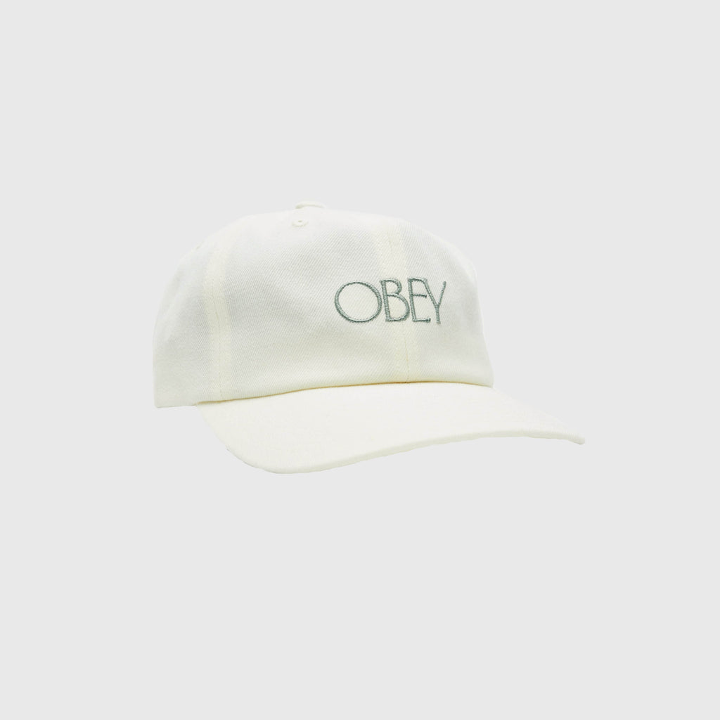 Obey Bishop 6 Panel Strapback - Unbleached - Front