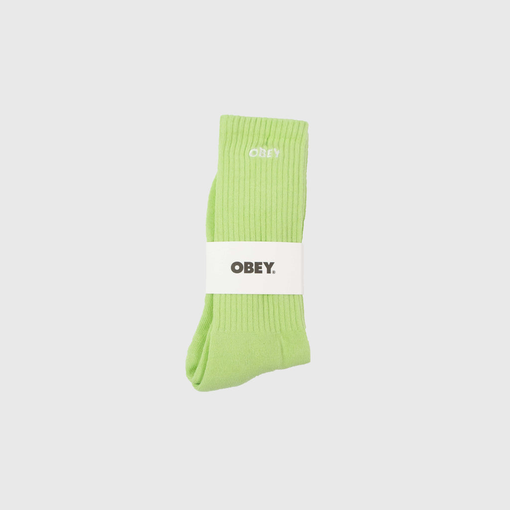 Obey Bold Socks - Aloe Gel - Front