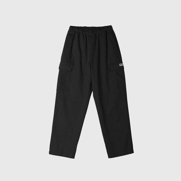 Obey Easy Ripstop Cargo Pant - Black - Front