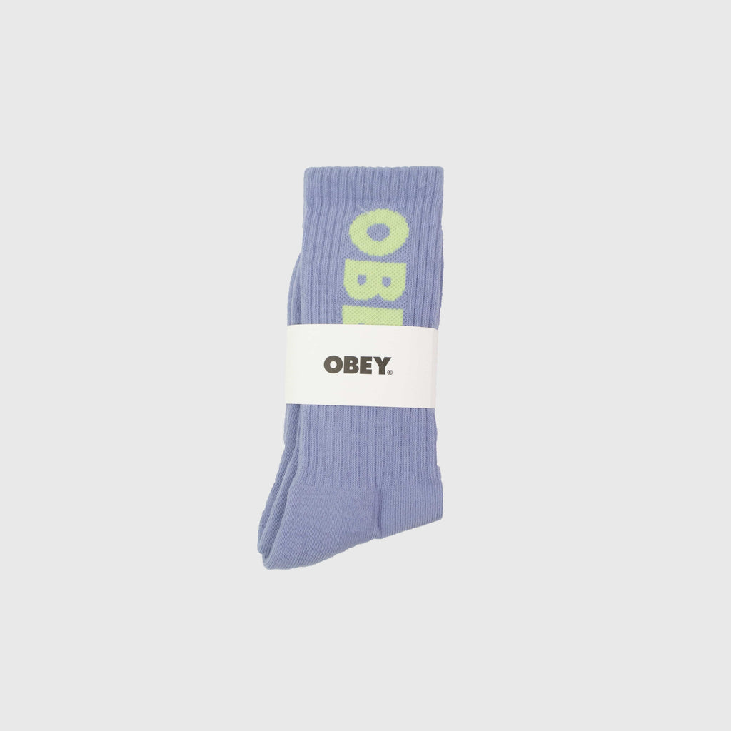 Obey Flash Socks - Iris Flower / Aloe Gel - Front