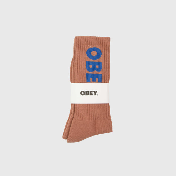 Obey Flash Socks - Pink Amethyst / Daylight Blue - Front