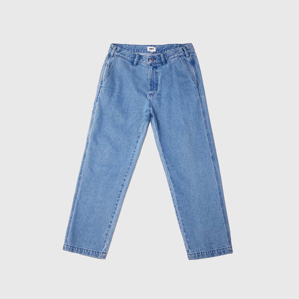 Obey Hardwork Carpenter Denim - Light Indigo - Front