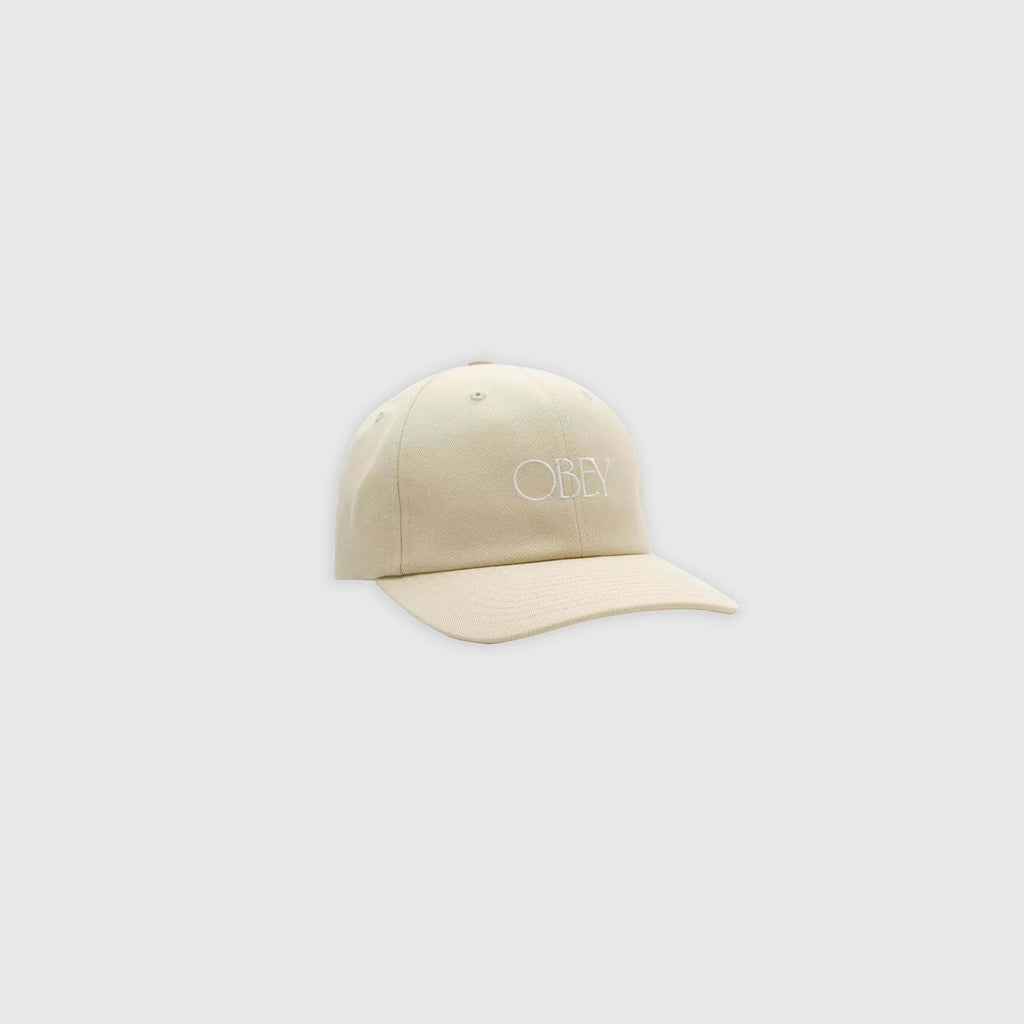 Obey Hedges 6 Panel Strap Back - Irish Cream - Front