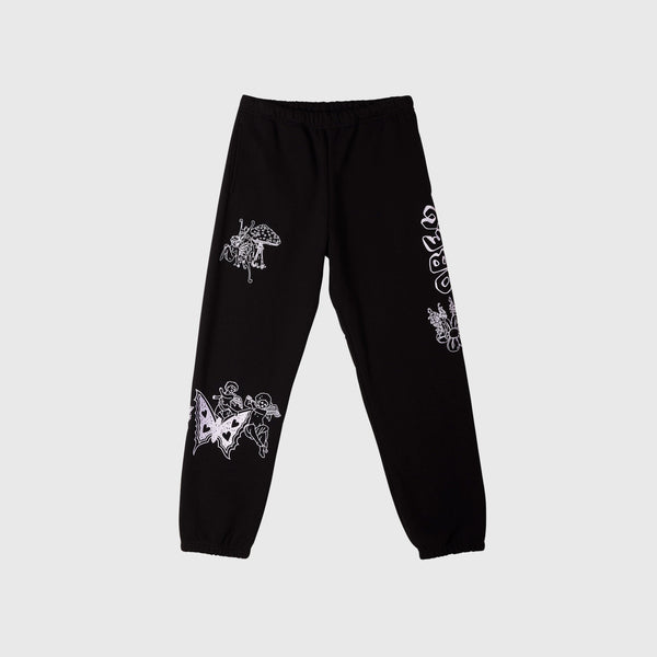 Obey Indiscriminate Sweatpants - Black - Front