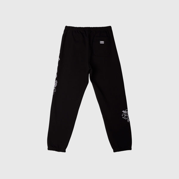 Obey Indiscriminate Sweatpants - Black - Back