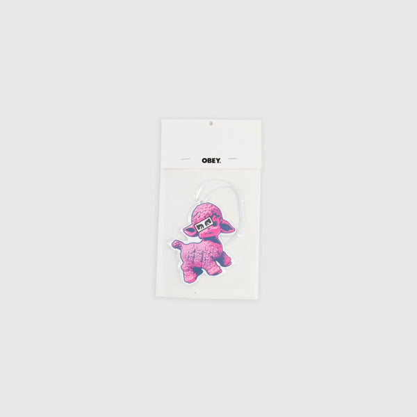 Obey Sheep Air Freshener - White - Front