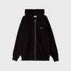 Obey Tab Zip Hood - Black - Front