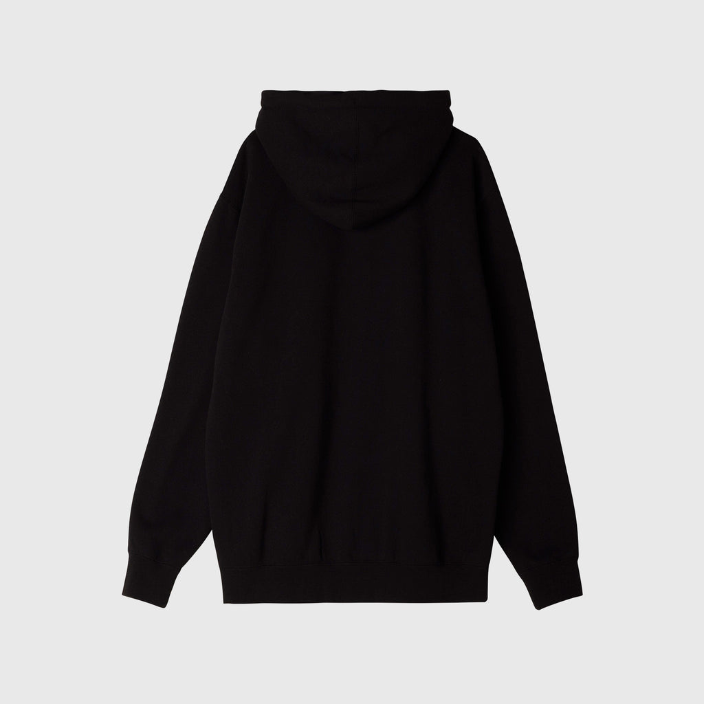 Obey Tab Zip Hood - Black - Back