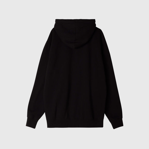 Obey Tab Zip Hood - Black - Back