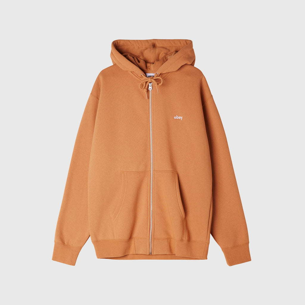 Obey Tab Zip Hood - Rabbits Paw - Front