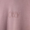 Obey Unlimited Pigment Hood - Pigment Lilac Chalk - Close Up
