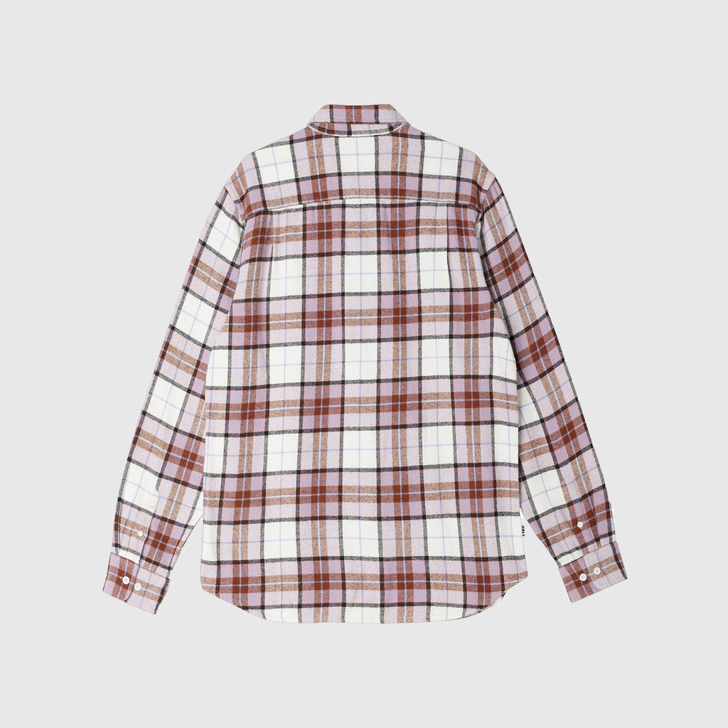 Obey Vince Woven Shirt - Unbleached Multi - Back