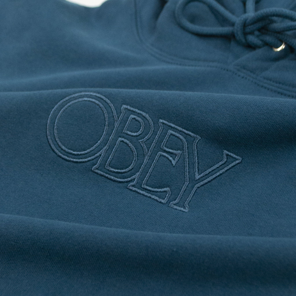 Obey Regal Hood - Deep Ocean Embroidered Logo