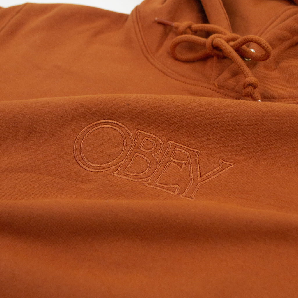  Obey Regal Hood - Ginger Embroidered Logo 