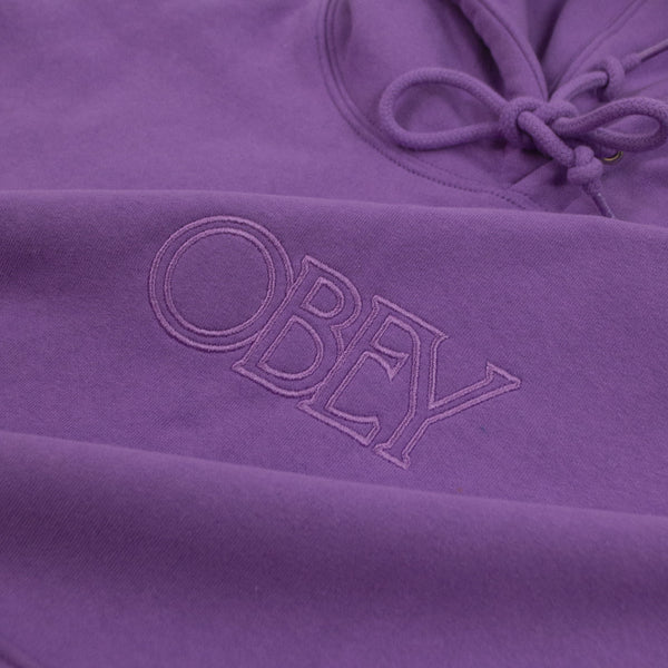 Obey Regal Hood - Orchid Embroidered Logo