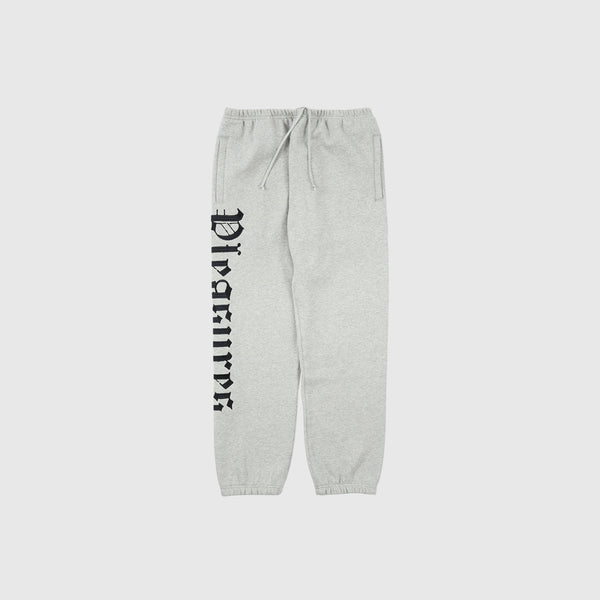 Pleasures Burnout Sweatpants - Grey - Front