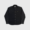 Carhartt WIP L/S Weldon Shirt - Black Heavy Stone Wash - Front