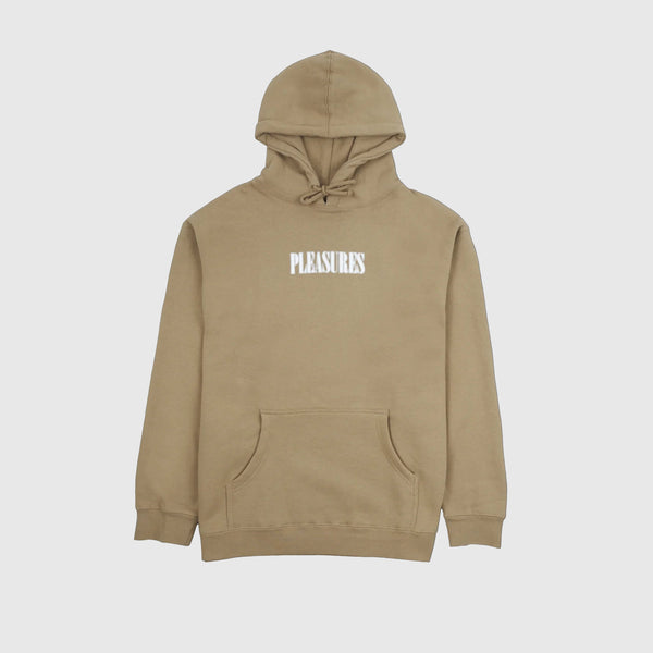 Pleasures Blurry Hoodie - Sand - Front
