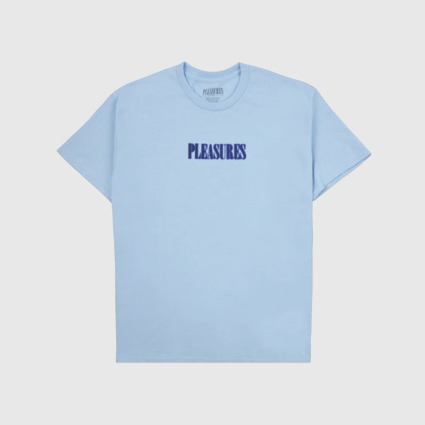 Pleasures Blurry Tee - Carolina Blue - Front