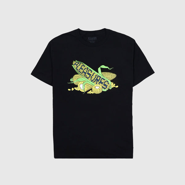 Pleasures Corn Tee - Black - Front