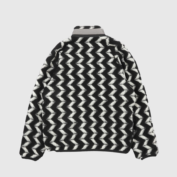 Pleasures Drifter Fuzzy Jacket - Black - Back