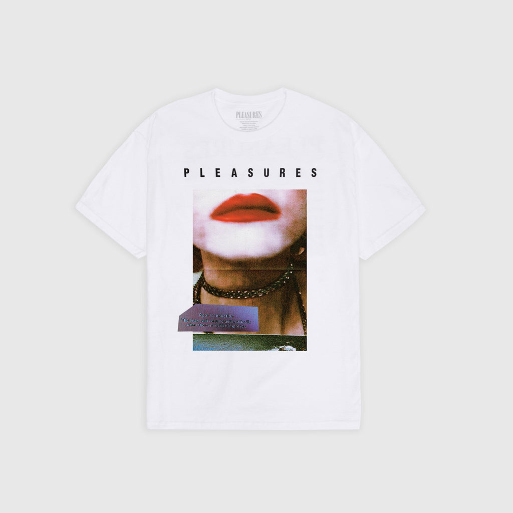 Pleasures Poor Connection Tee - White - Front