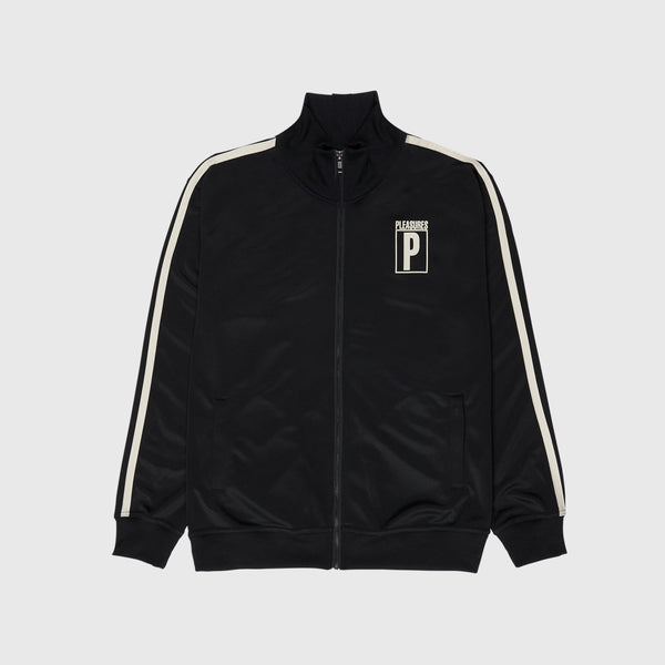 Pleasures Speedball Track Jacket - Black - Front