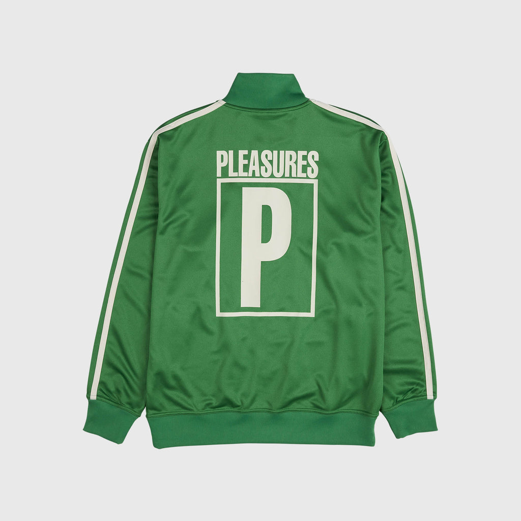 Pleasures Speedball Track Jacket - Green - Back