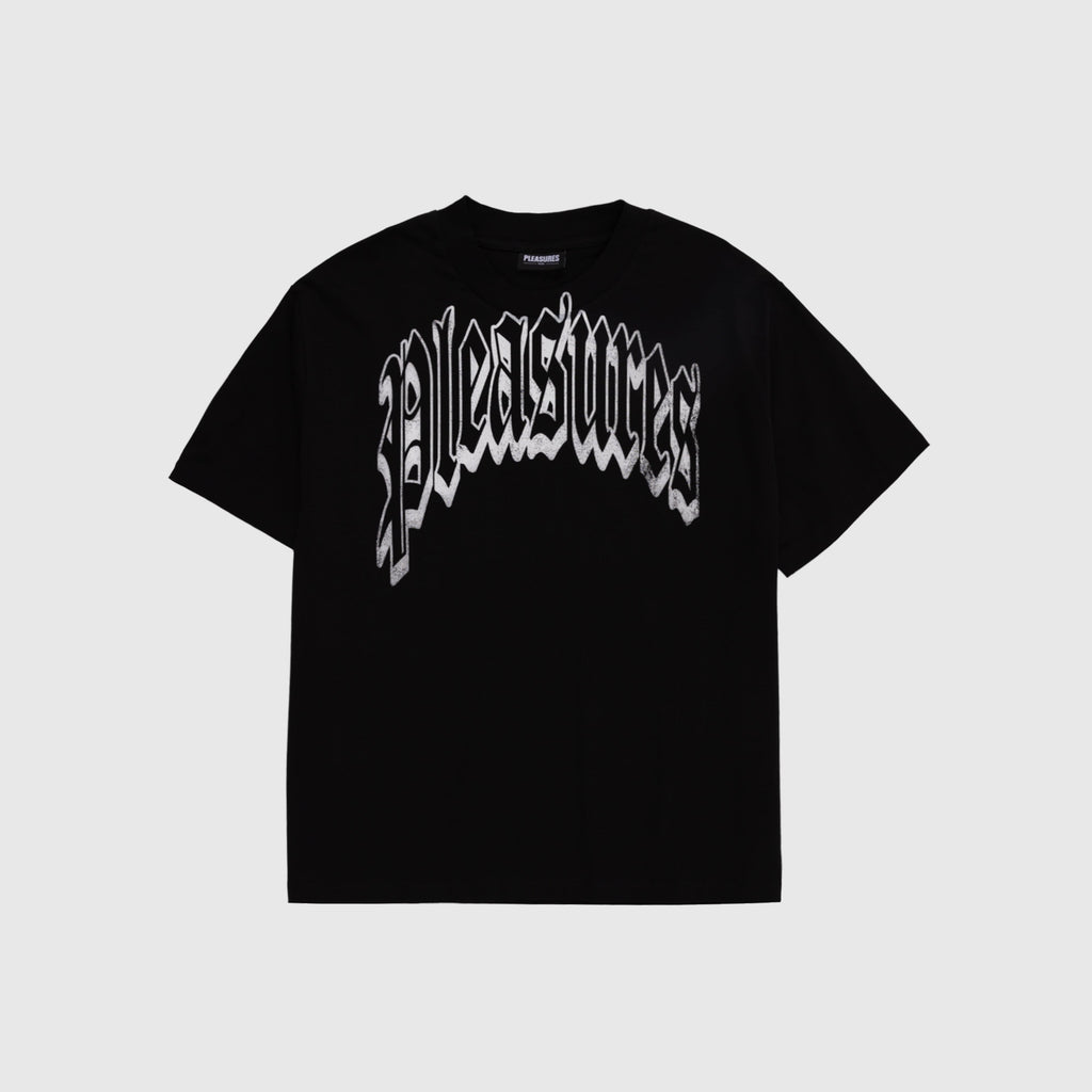 Pleasures Twitch Heavyweight Tee - Black - Front