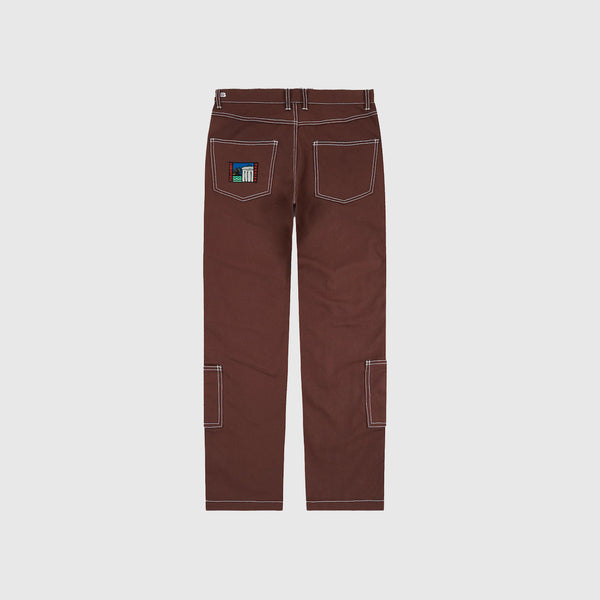 Pleasures Ultra Utility Pant - Brown - Back