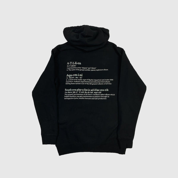 Pleasures Vocabulary Hoody - Black - Back