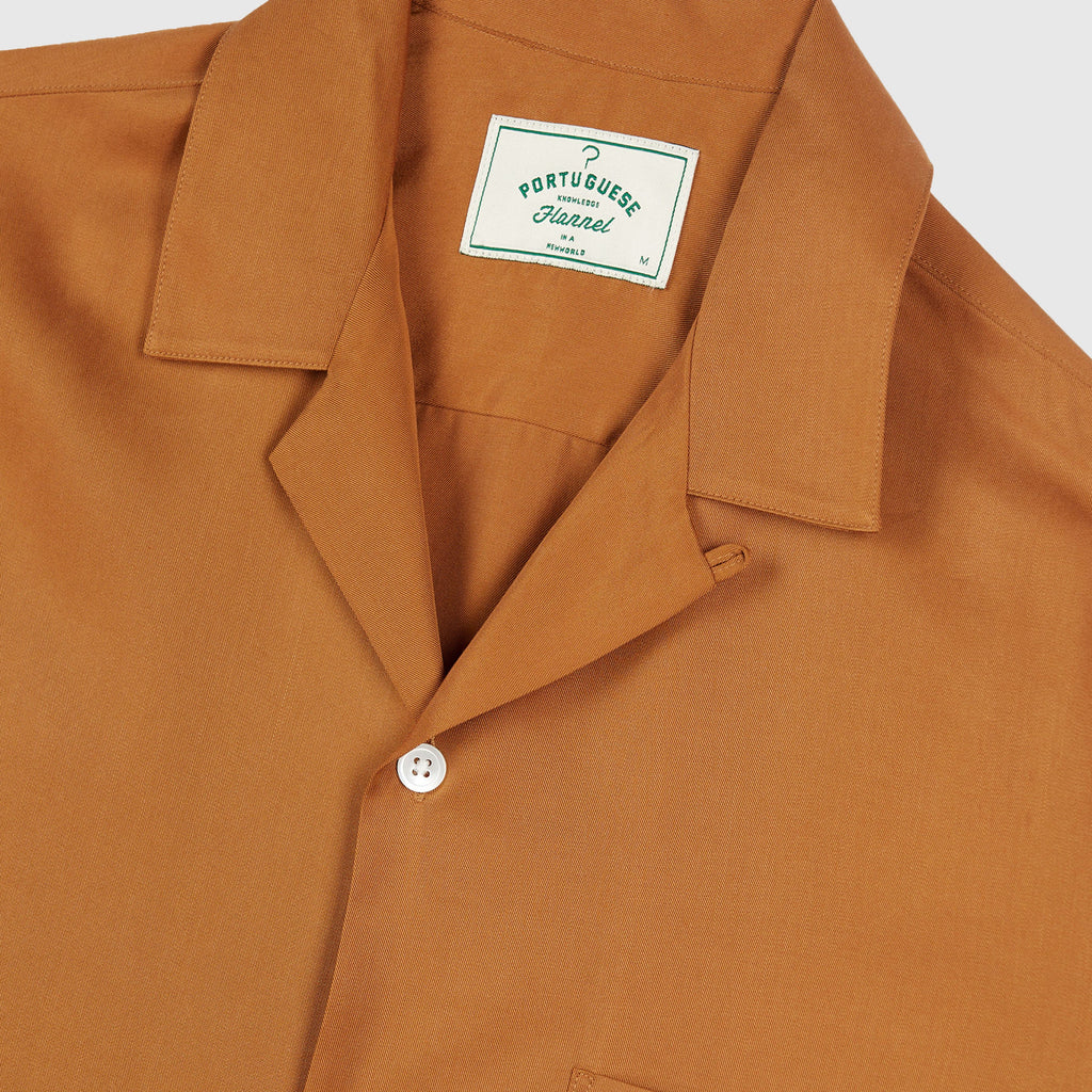 Portuguese Flannel Dogtown - Cinnamon - Front Close Up