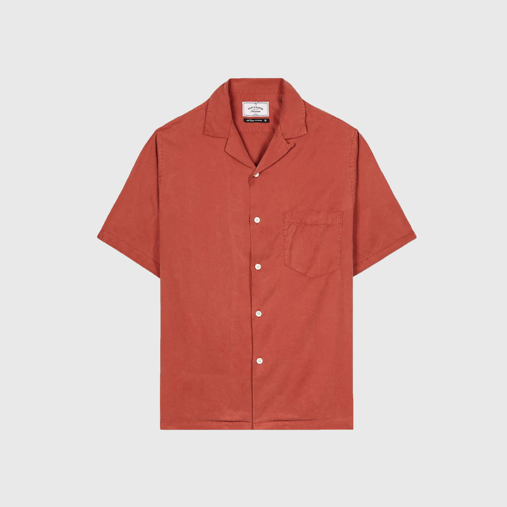 Portuguese Flannel Dogtown Shirt - Brick - Front