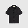 Portuguese Flannel Finger Print Shirt - Black - Front