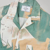 Portuguese Flannel Guache Shirt - Green - Front Close Up