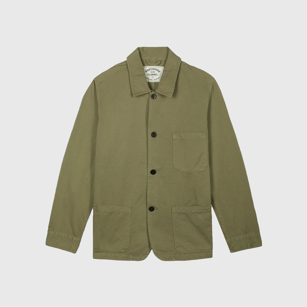 Portuguese Flannel Labura - Olive - Front