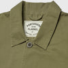 Portuguese Flannel Labura - Olive - Close Up
