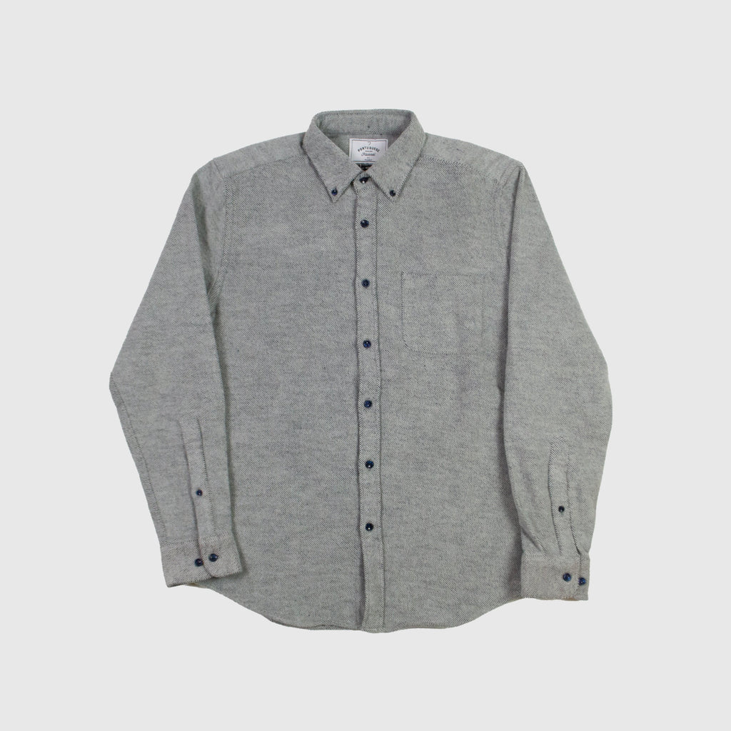 Portuguese Flannel Off Rail ESP BD Shirt - Light Grey - Front