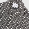 Portuguese Flannel Piros Shirt - Black - Front Close Up